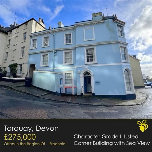 Bettesworths on Instagram: "🌟Characterful Grade II Listed Corner Building with Sea View 🌟Planning Consent Granted for Residential Use - Single 4 Bedroom Dwelling 🌟Also Suitable to Remain as Convenient, Attractive Office Accommodation 🌟 Net Internal Area Approx. 132m2 (1,410 sq ft) 🌟 A Great Opportunity for Developers or Office Owners Alike"