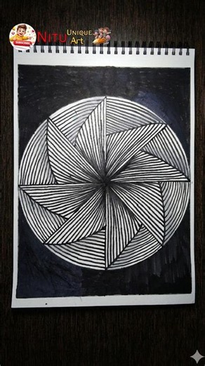 Day 502 - Doodle Art Tutorial Drawing Easy #doodle #zentangle #easy #art #trend #viral #short vedio