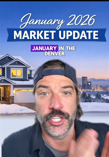 🏔️ January 2026 Denver Market Update January kicked off the year with a more balanced Denver real estate market. Inventory is building, buyers have more options, and sellers who price strategically are still seeing strong activity. We’re not in the frenzy years anymore. This is a smarter, more intentional market. If you’re thinking about buying or selling in 2026, understanding the shift matters more than ever. Want the full breakdown for your neighborhood? DM me “JANUARY” and I’ll send it over