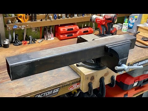 How to mount a vise without drilling holes in your workbench