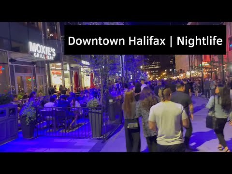 Walking on Argyle Street | Downtown Halifax | Nightlife