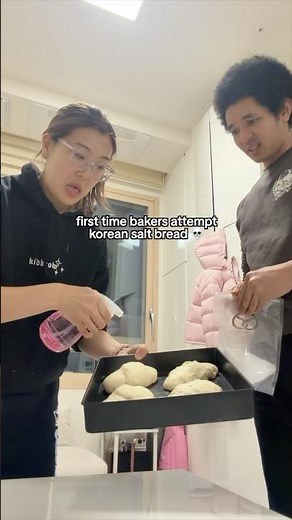 korean salt bread for beginners ?? BAKING FAIL 🤡