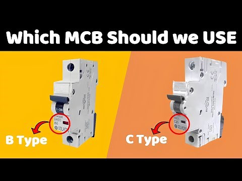 B-Type vs C-Type MCB for your home | Choosing the right MCB ‪@TheElectricalGuy‬