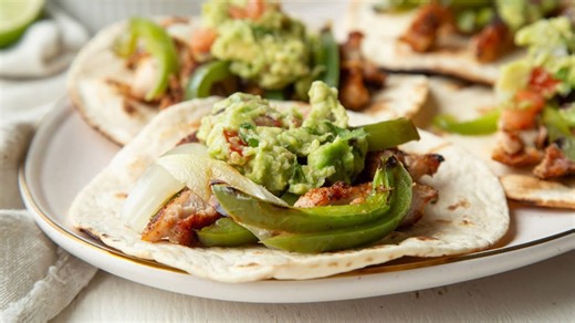 This all-on-the-grill chicken fajita recipe is perfect for cookouts