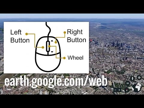 New Google Earth Web Mouse Navigation Tips
