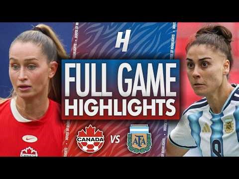 Canada vs Argentina - ALL GOALS & HIGHLIGHTS | March 7, SheBelieves Cup 2026