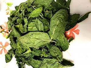Dry mint or any herb in TWO minutes only