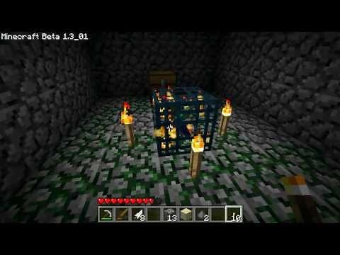 Minecraft - Seed 'worstseedever' walkthru - Beta 1.3.01