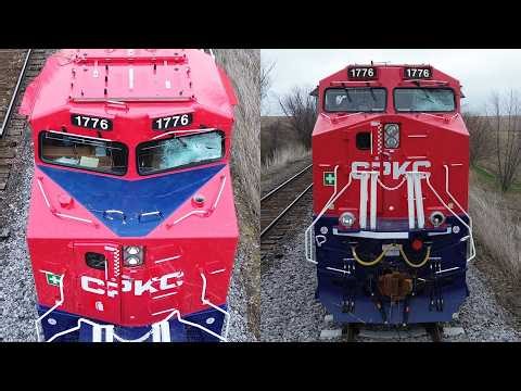 Damaged KCS 1776 on CPKC 252 + Rescue Move | 4-3-2026