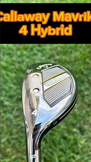 FOR SALE 78.47$ Callaway Mavrik 4 Hybrid 20° Left Handed Graphite Shaft Golf Club