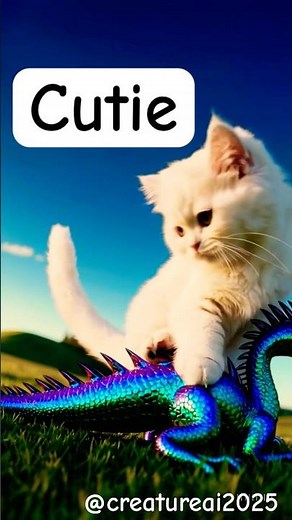 cutie blue pregnant dragon #creatureai2025 #unreal #sora #openai #shorts