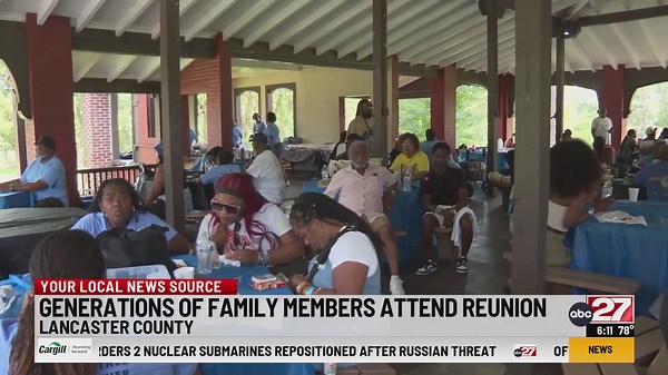 Reunion brings together generations of family members