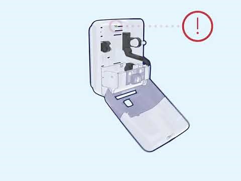 Ouverture et installation du distributeur Tork