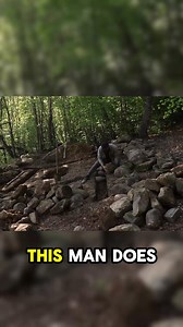 Building a stone house from scratch #bushcraft #diy #shorts #survival #camping | Woodland Camping