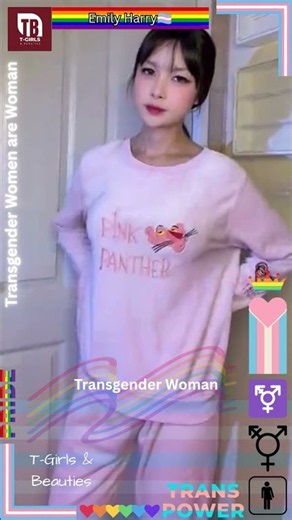Male to Female Transgender Woman - Emily Harry🏳️_⚧️ #transgender #viral #shorts #transwomen