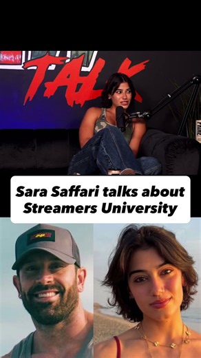 Sara Saffari talks about her experience at Streamers University on RealRawTalk Podcast