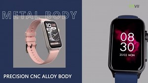 FITVII Nexa Fitness Tracker Answer/Make Calls, Smart Watch with Blood Pressure, Blood Oxygen, 24/7 Heart Rate Monitor, 120+ Sport Mode Activity Tracker with Step Counter, Sleep Tracker for Women Men