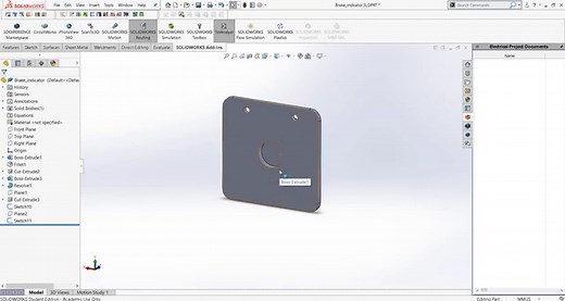 FSAE Electrical Project: Creating Electrical Connection Points inside the SOLIDWORKS part