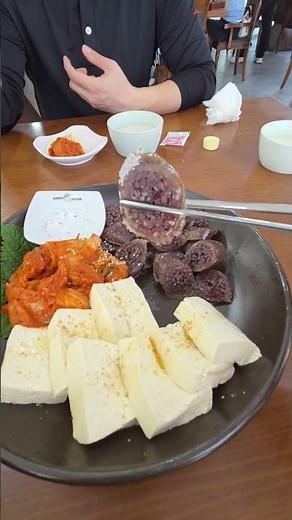 인천 드림파크CC 그늘집 순대와 두부김치가 맛있네요!