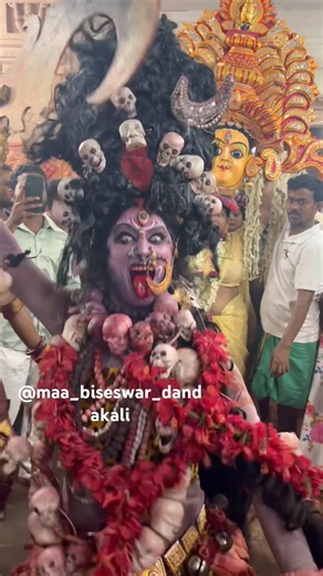 MAA NKA BESHA PATUARA #berhampur #thakurani #kali #maa #puja #dandanacha #odisha #viral