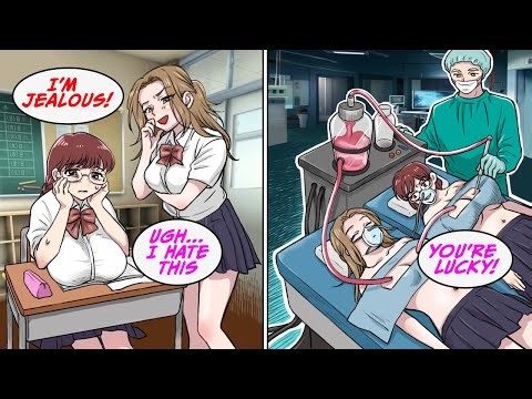 My classmate always made fun of me for having big boobs, but then... [Manga Dub]