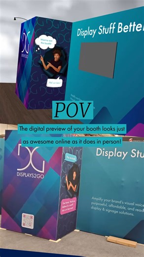 Are you ready to see your custom graphics come to life? Our online design tool lets you create and preview your display before heading to your event! Our team had the opportunity to try this out for ourselves as we prep for two trade shows this year, and wow, the vibrance of the printing is just as incredible in person! Connect with us at these events: 👉 Booth #2719 International Sign Expo, April 10-12 in Orlando, Florida 👉 Booth #513 Shop! MarketPlace, April 9-11 in Cincinnati, Ohio Shop cust