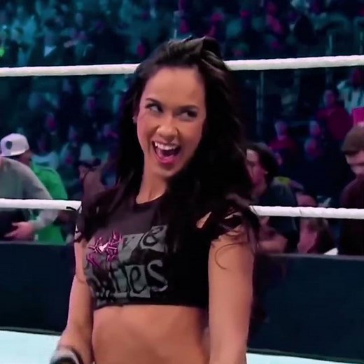 AJ Lee | Crazy Chick of WWE 🩷🔥#ajlee #wwe #smackdown #chicago #cmpunk