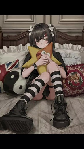 Cute anime emo girl #anime #art #emo #fyp