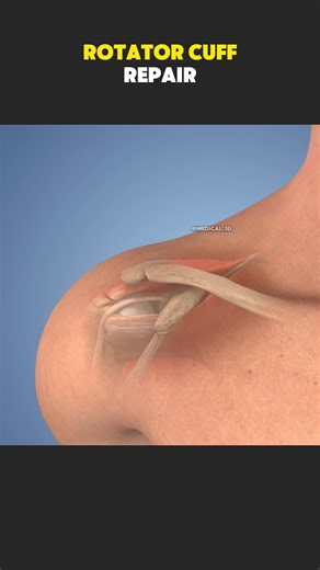 Rotator Cuff Repair Surgery (3D Animation) #shoulderarthroscopy #arthroscopy #rotatorcuff #rotatorcuffrepair #tornrotatorcuff