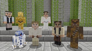 Figuren aus Star Wars als Zusatzinhalt für Minecraft