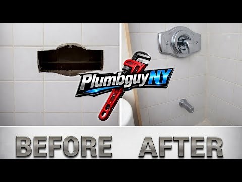 How to replace a 3 handle shower valve