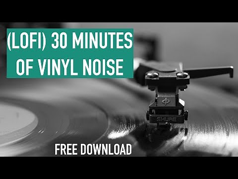 [ANALOG DROPS] 30 Minutes of Loopable Vinyl Static Noise Sample (Lofi)