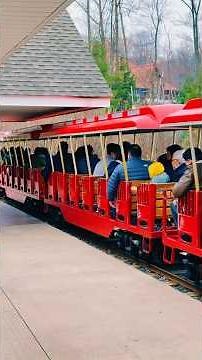 Train travel In turtle zoo