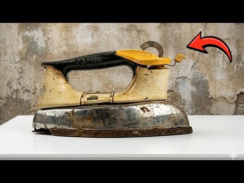 Restoring a Rusted Iron from Scrap | Satisfying Transformation