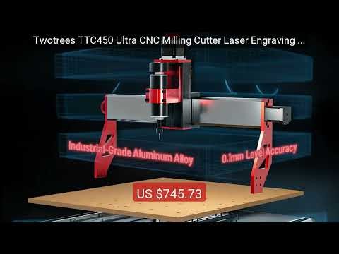 Twotrees TTC450 Ultra CNC Milling Cutter Laser Engraving Mach... — Amazing Value 2026 | Must Have!