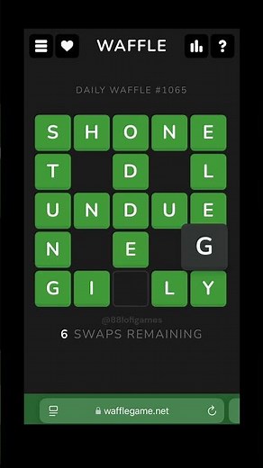 Waffle #1065 - Dec 21, 2024 Solution