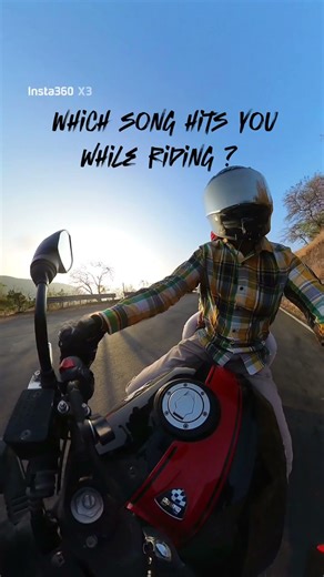 which song hits you while riding ? #retro #ride #song #roadtrip #apache #longride