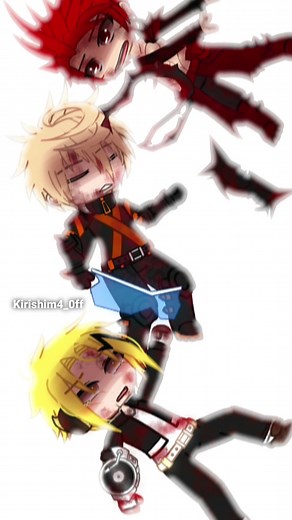 Bakugou, Kirishima, and Denki in Gacha | Alight Motion