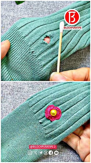 Sweater sleeve hole repair with beautiful embroidery flower 🌸 Part 2305 Follow My Page Instagram : @bilochpuratips2diy Follow My Page Instagram : @bilochpuratips2diy . . . . . . #bilochpuratips2diy #bilochpuratips #needlework #sewing #reels . | Bilochpuratips 2 Diy