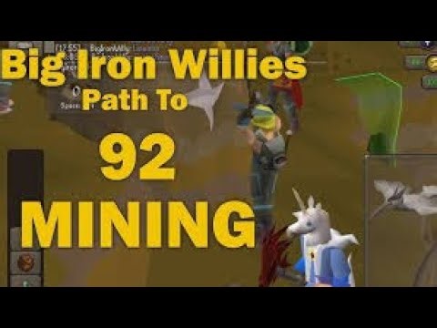 Mining Amethyst Crystals For One Hour On Old School RuneScape - 92 Mining