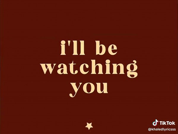 i'll be watching you🗣️>> #princelyricssss #lyrics #fyp