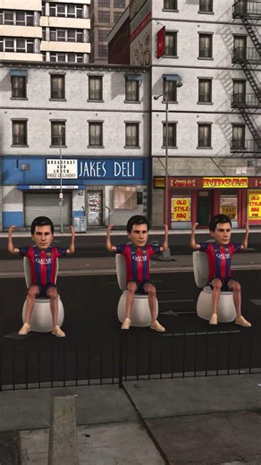 Ronaldo & Messi vs Skibidi Toilet… Then Giant Worm Attacks! 😱 #shorts #funny #animation