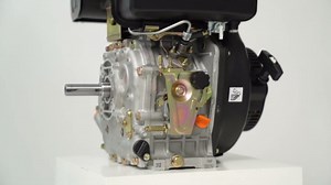 6300W Diesel Engine, 4 Stroke 10HP Diesel Engine, 418cc Engine Single Cylinder Air-Cooled Diesel Motor, Vertical Horizontal Engine Diesel Tiller Motor, Recoil Manual Start 418cc Diesel Engine.