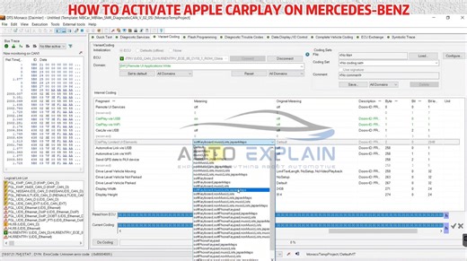 HOW TO ACTIVATE APPLE CARPLAY ON MERCEDES-BENZ #mercedesbenz #dtsmonaco #applecarplay #carplayactivation #mercedescoding #infotainment #mbux #xentry #autoexplain #professionaltechnician | Auto Explain-Explains Everything About Automotive