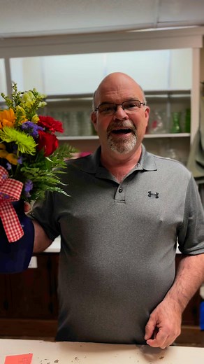 Introducing our newest florist: Scott! Scott has put in a lot of time and effort making sure he could excel in the florist industry! We are so excited to have him! 👏💐 #vineandbranchflorist #fultonky #shoplocal #April #fools #aprilfools #AprilFoolsDay #aprilfoolsday #AprilFools | Vine Branch