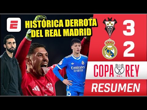 REAL MADRID ELIMINADO. HISTÓRICO triunfo de ALBACETE 3-2 en el DEBUT de Arbeloa | Copa del Rey