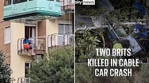 Shocking cable car crash leaves four dead in Naples, Italy