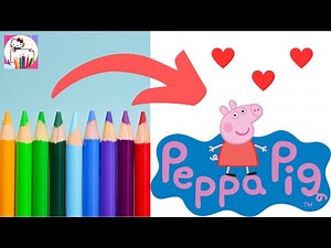 How to Draw Peppa Pig Logo