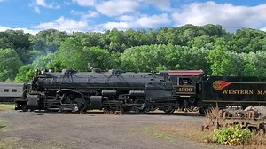 The voice of the mighty T1 calls out in the mountains of Maryland. Come out and visit with us and take dad a ride this weekend at the Western Maryland Scenic Railroad. Get your tickets at www.wmsr.com | Pennsylvania Railroad T1 Steam Locomotive Trust
