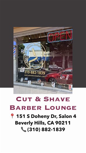 💈 Cut & Shave Barber Lounge — Beverly Hills Now featured on BeverlyHillsBarbershops.com A vibrant take on the classic barbershop. Since 2010, Cut & Shave has been a Beverly Hills favorite — known for top-notch haircuts, straight razor shaves, and a welcoming atmosphere that keeps clients coming back. With skilled barbers who bring both precision and personal attention, every visit feels like more than just grooming — it’s an experience. 🪒 Traditional straight razor shaves ✂️ Expert haircuts ta